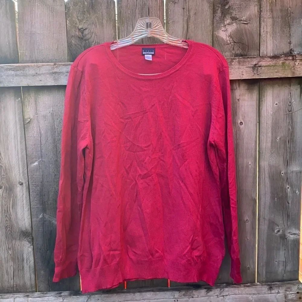 Basic Editions light pink sweater sz. XL